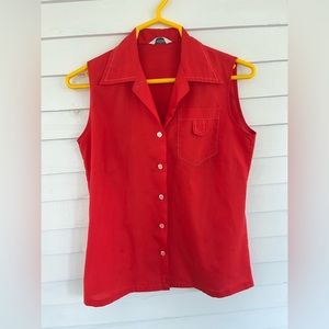 Vintage red tank
